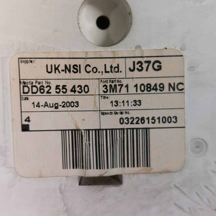 фото №10, Mazda 2 ii dy 2003 панель приладів 3m7110849nc dd6255430