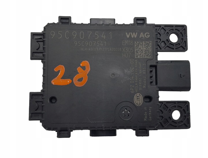 фото №1, Радар датчик acc дистроник audi vw 95c907541