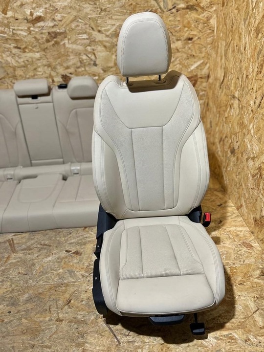 фото №11, Сиденья средство салон диван подлокотник обшивки bmw x3 g01 beż 3km 2023r