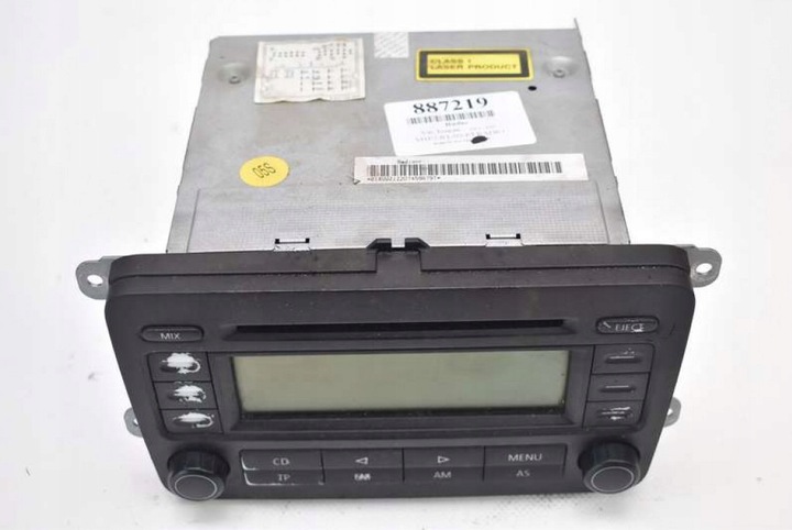 фото №3, Радио радиопроигрыватель cd 1k0035186l vw touran 1 i 03-06