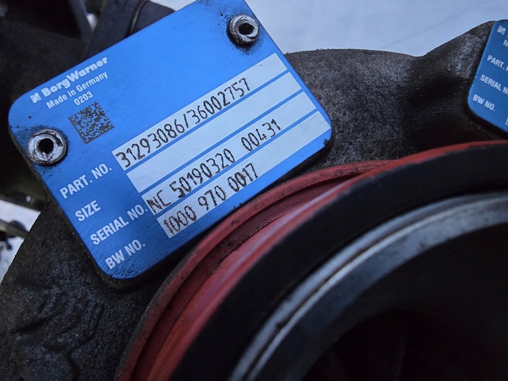 фото №6, Турбонагнетатель турбина volvo 2.4 d5 s60 ii 31293086 36002640 36002664 xc60