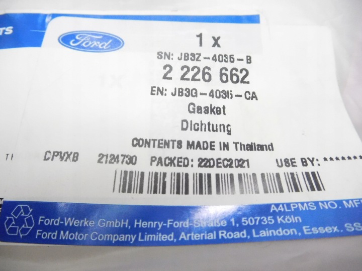 фото №8, Ущільнювач, заднє міст ford ranger t6 oem номер 2226662
