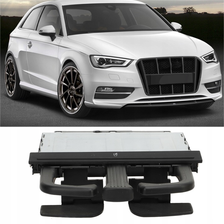 фото №11, Подлокотник заднего сиденье держатель na кружка 8p0885995b rozciągliwa полка