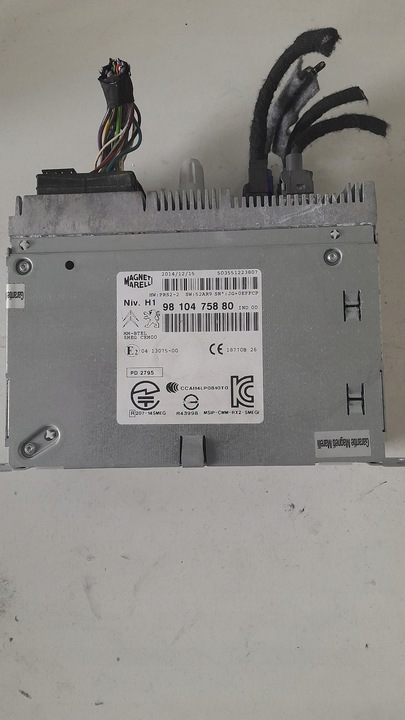 фото №1, Радіо peugeot 9810475880