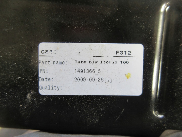 фото №5, Isofix сиденья каркас балка fiat 500 07- 1491366