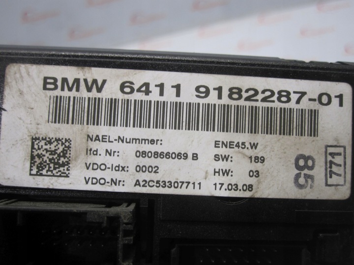 фото №10, Bmw 3 e90 08r панель климат-контроля 9182287 a2c53307711
