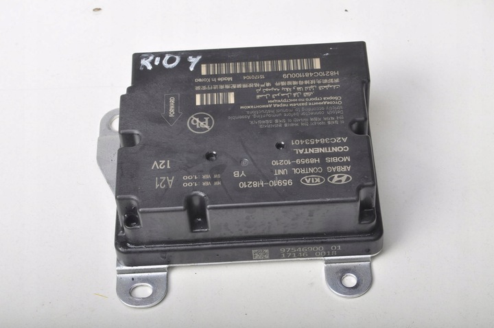 фото №1, Kia rio iv датчик подушек подушка безопасности 95910-h8210
