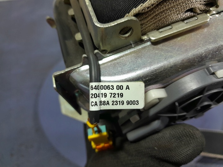 фото №6, Mercedes s w222 рестайлинг pas безопасности зад задний левый beltbag a2228600401