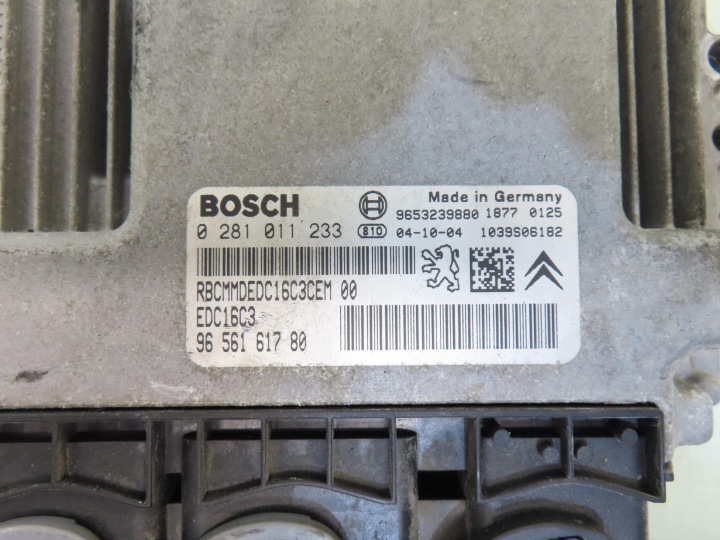 фото №6, Блок керування  citroen xsara picasso i 1.6 hdi 0281011233 9656161780
