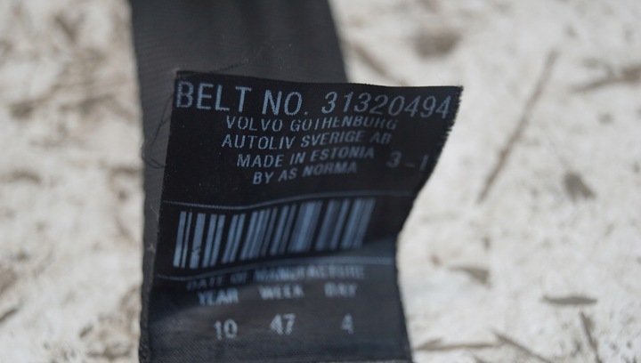 фото №7, Pas безпеки лівий перед volvo v50 31320494