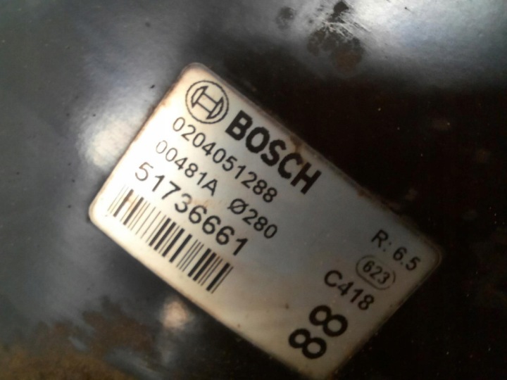 фото №5, Fiat ducato iii 06-11 2.3d 120km вакуумный усилитель тормозов (серво) 51736661 f1ae0481d