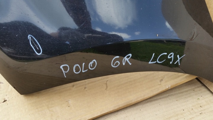 фото №8, Бампер перед vw polo 6r pod ксенон lc9x 6r0807221
