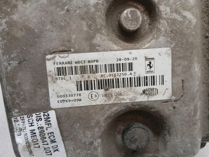 фото №7, Ferrari f8 f142mfl dct модуль ecu коробки коробка передач 330778 модуль управляющая