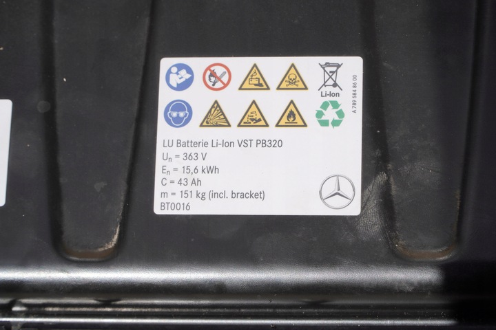 фото №8, Батарея a1773402300 a1779024120 43 ah 15.6 kwh 363v mercedes gla 250e 20-