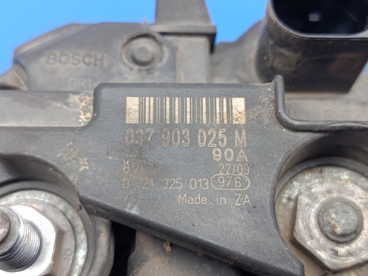 фото №5, Skoda roomster i 1.4 генератор 037903025m 0124325013 протестированный