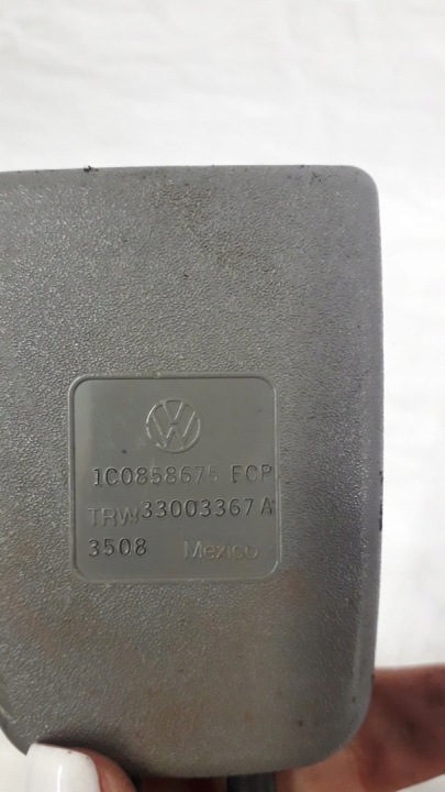 фото №11, Застёжка ремня левое зад vw new beetle 1c0858675
