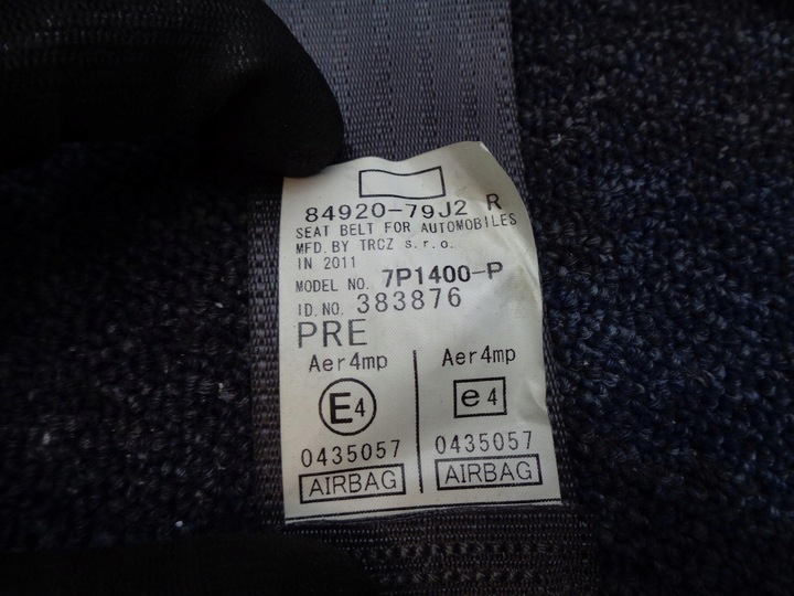 фото №16, Подушки подушка безпеки ремені безпеки модуль подушок suzuki sx4 2006-2014r.