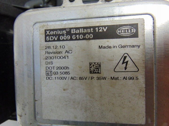 фото №12, Лампа ліва перед ксенон skoda octavia ii 2 рестайлінг 7l6941329b 1z1941015g європа