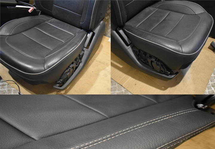 фото №6, Сидіння шкіра вентильовані підігрів модулі decory 7os. kpl. mercedes gl w166 1