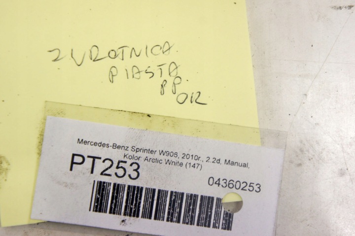 фото №6, Pt253 mercedes sprinter w906 2.2d поворотна опора ступиця праві перед