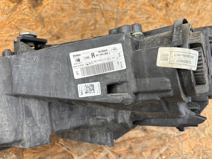 фото №8, Seat leon iii рестайлинг 5f1 17-20 фара правая полный led оригинал 5f1941008j