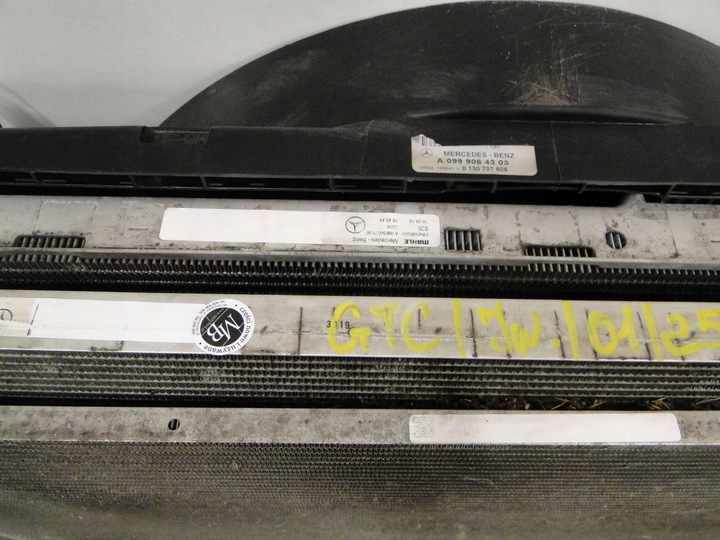 фото №11, Mercedes радиаторов nt воды кондиционера вентилятор glc 253 x253 c253 рестайлинг