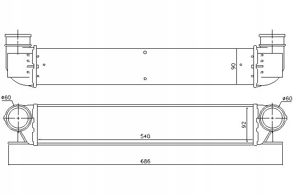 фото №9, Радиаторов интеркулер nissens 96726