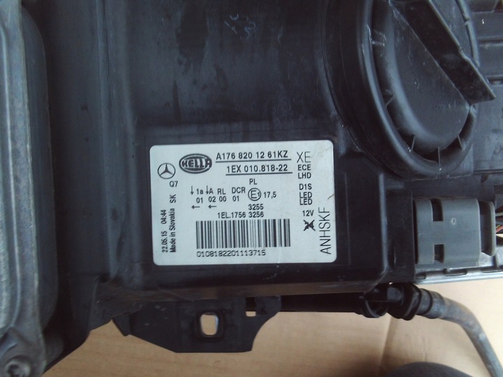фото №10, Лампа права mercedes a клас 176 bi ксенон 1768201261 гарний