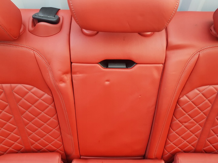 фото №9, Audi a5 s5 17-сидіння диван обшивки тунель sportback шкіра червона usa