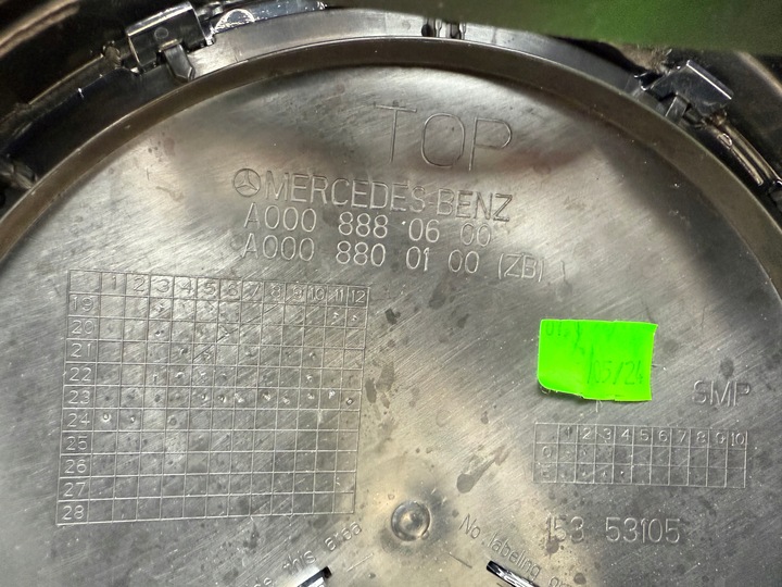 фото №13, Mercedes gls x167 167 рестайлінг бампер amg перед решітка радіатора решітка ніч комплектний