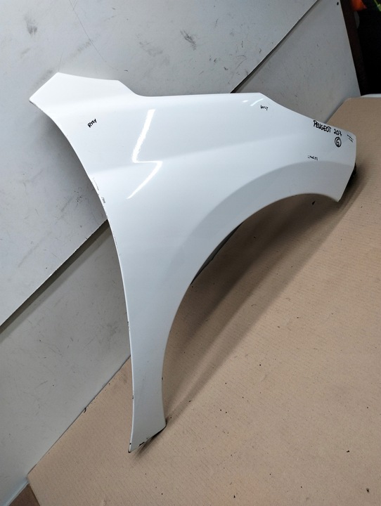 фото №9, Крило праві перед peugeot 207 рестайлінг оригінал білий