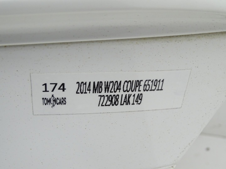фото №6, Крышка крышка багажника mercedes w204 купе c149 149