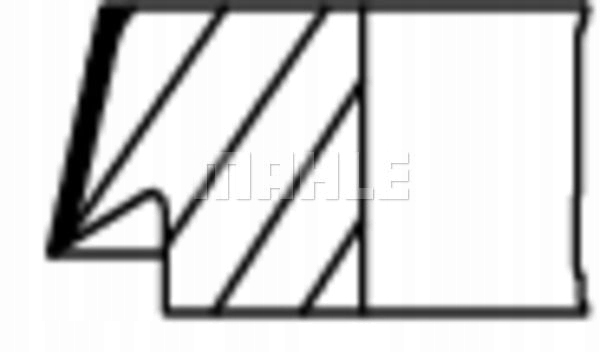 фото №6, Mahle 011 58 n2 кольца поршневые