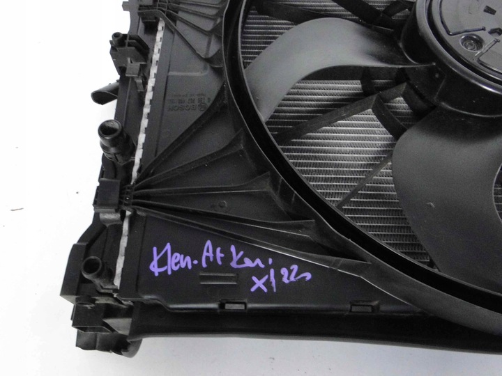 фото №8, Mercedes комплект радіаторів води кондиціонера вентилятор glc 253 x253 c253