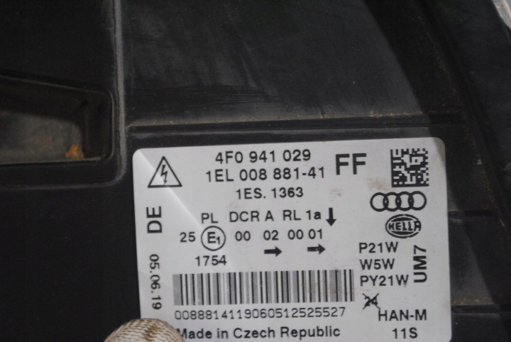 фото №9, Фара левая перед передняя ксенон 4f0941029ff audi a6 c6