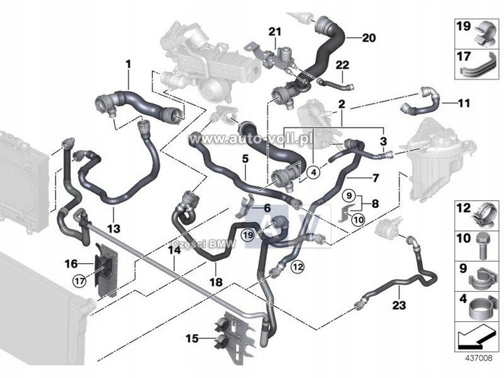 фото №9, Шланг воды bmw f07 f10 f11n 535d 530dx 530d n57