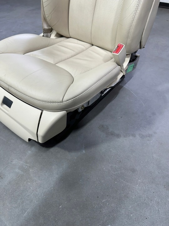 фото №13, Сиденье правое перед, передний mercedes sl r230, w230, za , кожа, бежевый