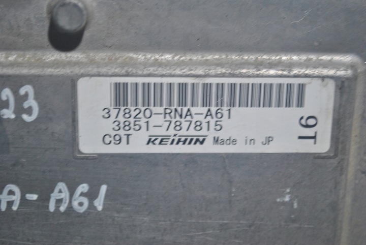 фото №7, Компьютер двигателя honda civic vii 37820-rna-a61 3851-787815