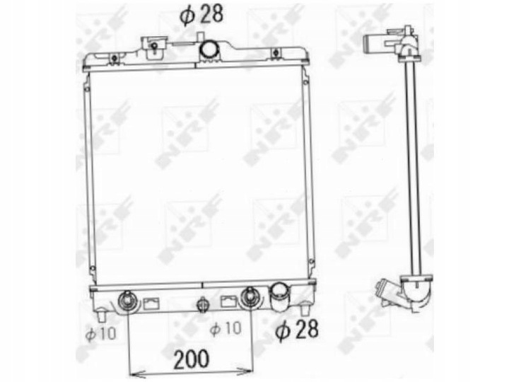 фото №2, Радиаторов honda crx ii mk2 1.6 civic vi mk6 1.4 1.5 v mk5 1.5