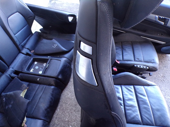 фото №14, Сидіння шкіряні шкіра комплект обшивки mercedes w207 купе