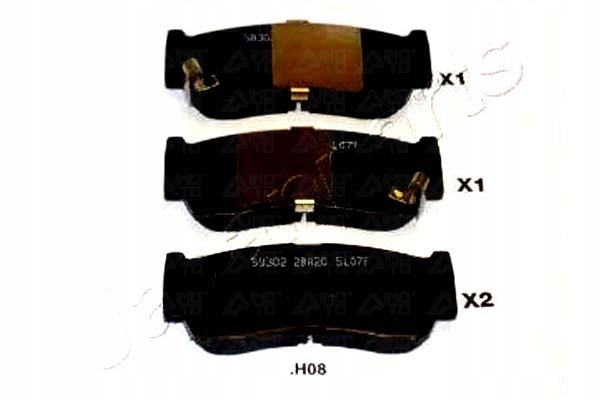фото №1, Japanparts гальмівні колодки гальмівні hyundai santa fe ii 2.