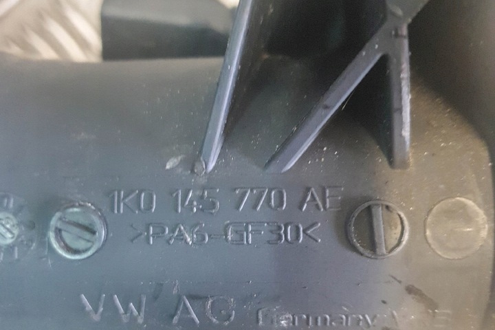 фото №6, Volkswagen sharan 7n права сторона шланг радіатор międzystopniowej 1k0145770a