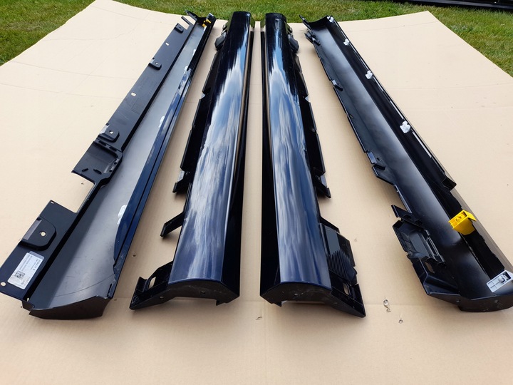 фото №4, Комплект права + ліва планка порогова поріг mercedes w213 amg синій 595