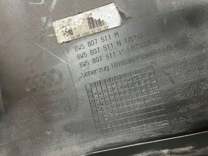фото №16, Бампер задній audi a4 b9 8w sedan звичайний org 8w5807511m