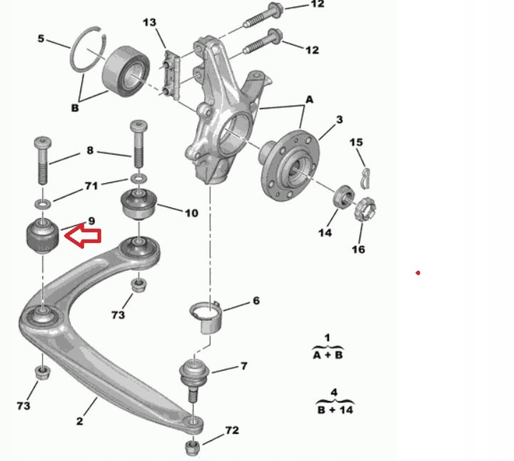 фото №4, Втулка важеля citroen berlingo ii c4 i ii ds4