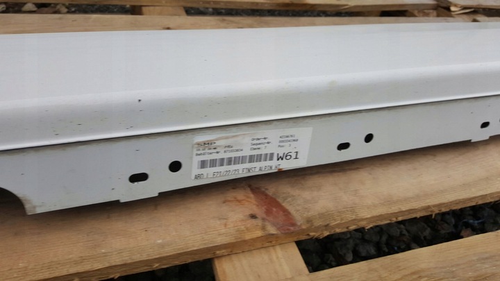 фото №15, Bmw f21 накладка пороговая левая a300 альпийский белый