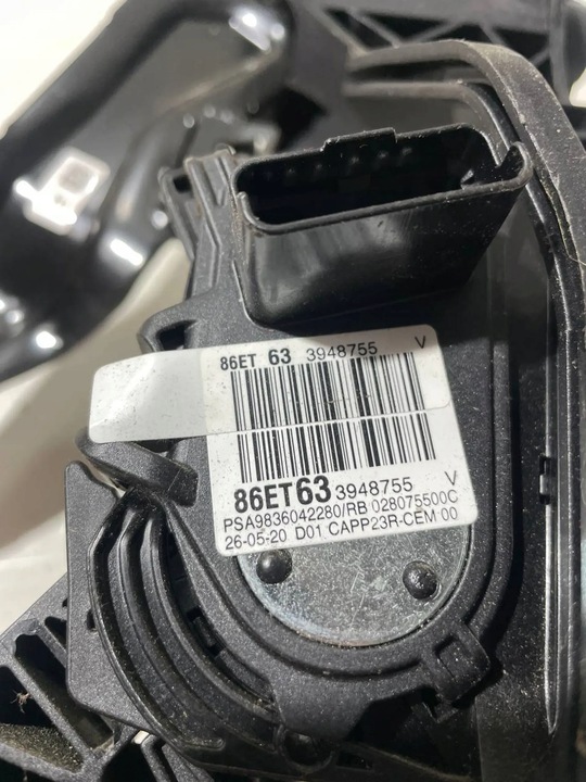 фото №6, Педаль потенциометр газа тормоз peugeot partner iv 4 1,5bhdi 9836042280