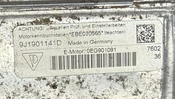 фото №14, Двигун електричний передній porsche taycan 9j1 k51 hjh