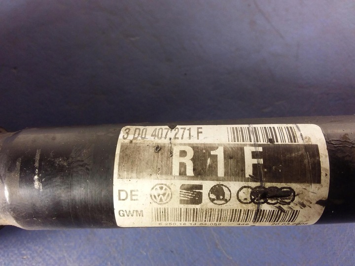 фото №6, Vw phaeton 3.0 tdi піввісь перед ліва 3d0407271f