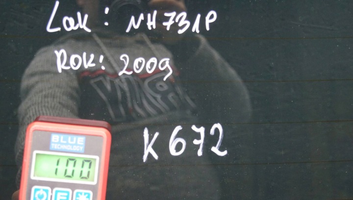 фото №14, Honda cr-v iii крышка задняя багажника nh731p k672